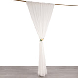 Versatile and Stylish: The White Fringe Shag Polyester Wedding Drapery Panel