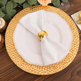 Create an Unforgettable Dining Experience with Metallic Gold Hammered Rim Plates